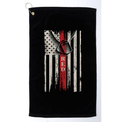 Red Friday Vintage American Flag Platinum Collection Golf Towel