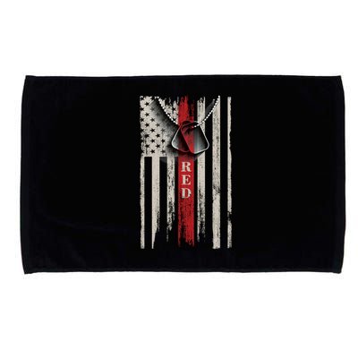 Red Friday Vintage American Flag Microfiber Hand Towel