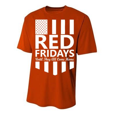 Red Fridays Military Flag Performance Sprint T-Shirt