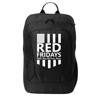 Red Fridays Military Flag City Backpack
