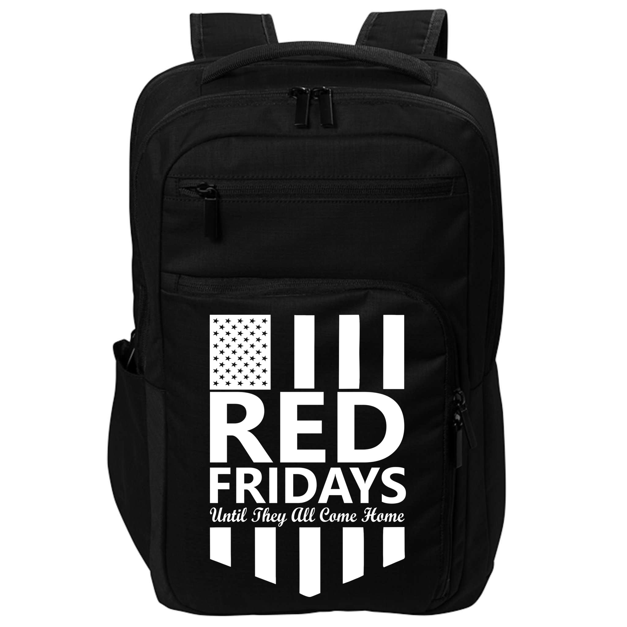 Red Fridays Military Flag Impact Tech Backpack
