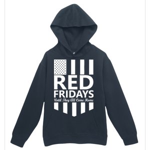 Red Fridays Military Flag Urban Pullover Hoodie