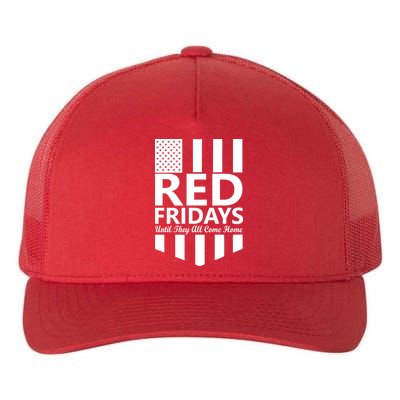 Red Fridays Military Flag Yupoong Adult 5-Panel Trucker Hat