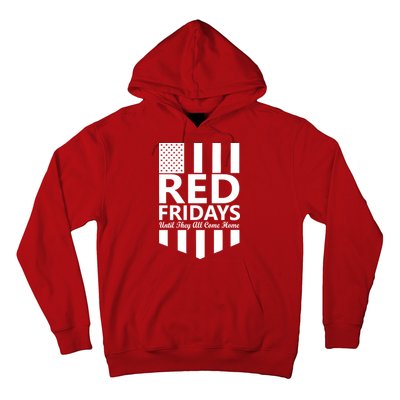 Red Fridays Military Flag Hoodie