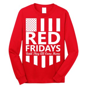 Red Fridays Military Flag Long Sleeve Shirt