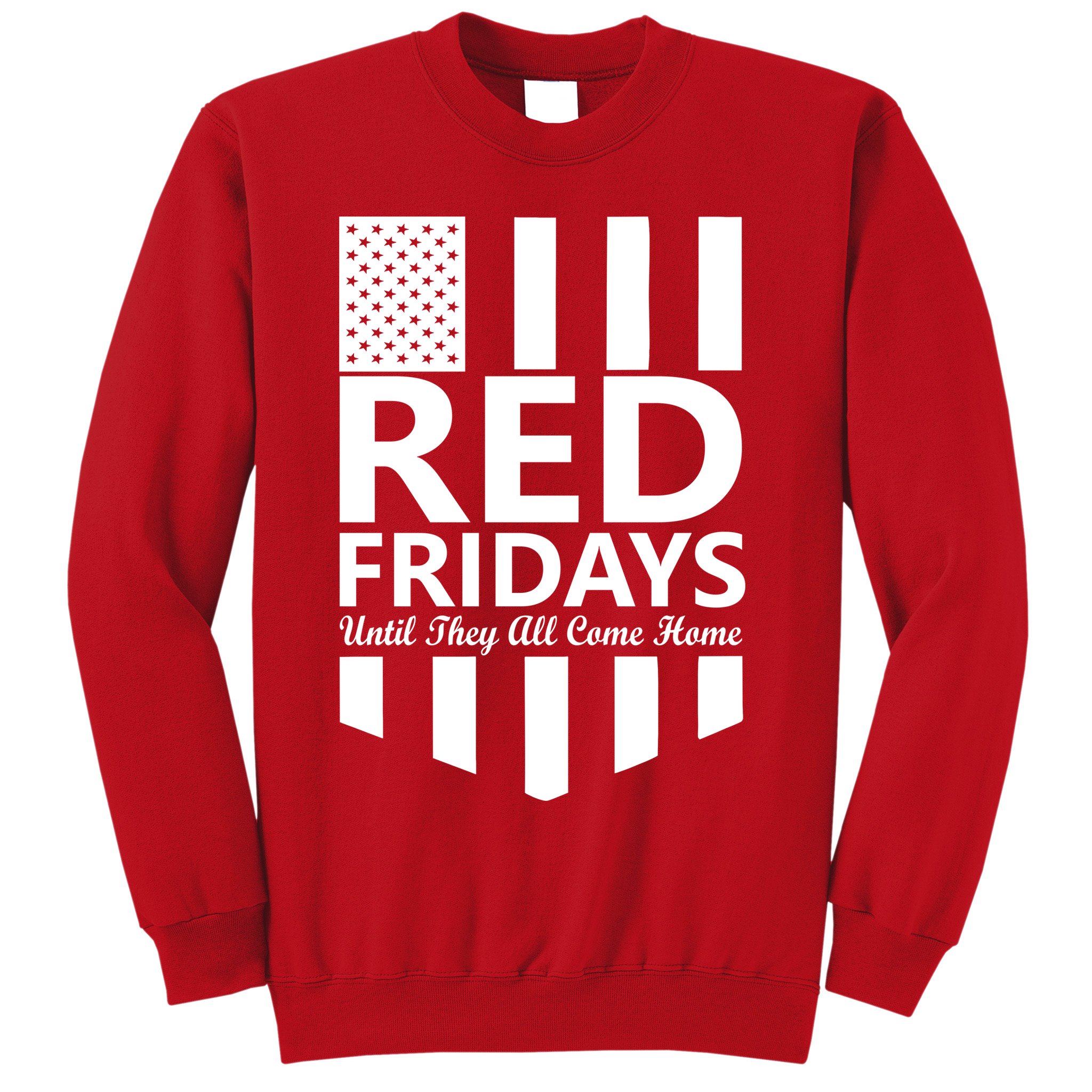 Red Fridays Military Flag Sweatshirt