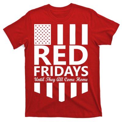 Red Fridays Military Flag T-Shirt