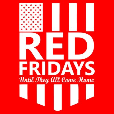 Red Fridays Military Flag T-Shirt
