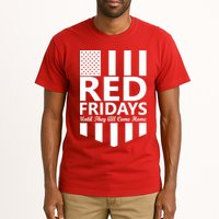 Red Fridays Military Flag Tall T-Shirt