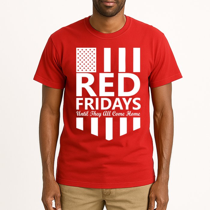 Red Fridays Military Flag Tall T-Shirt