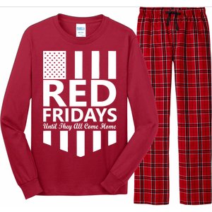 Red Fridays Military Flag Long Sleeve Pajama Set