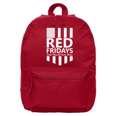 Red Fridays Military Flag 16 in Basic Backpack