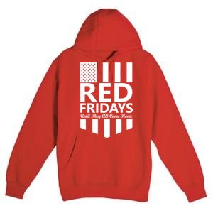 Red Fridays Military Flag Premium Pullover Hoodie