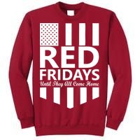 Red Fridays Military Flag Tall Sweatshirt