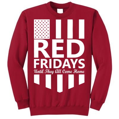 Red Fridays Military Flag Tall Sweatshirt