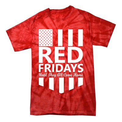 Red Fridays Military Flag Tie-Dye T-Shirt