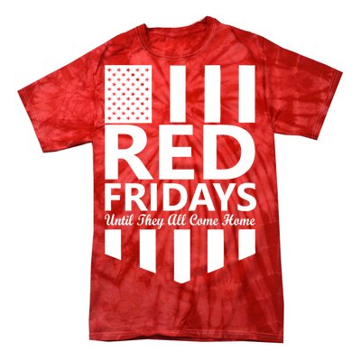 Red Fridays Military Flag Tie-Dye T-Shirt