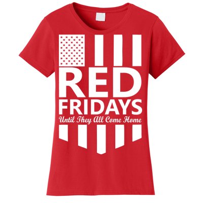 Red Fridays Military Flag Women's T-Shirt