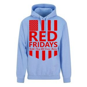 Red Fridays Military Flag Unisex Surf Hoodie