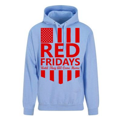 Red Fridays Military Flag Unisex Surf Hoodie