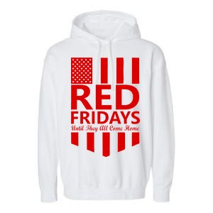 Red Fridays Military Flag Garment-Dyed Fleece Hoodie