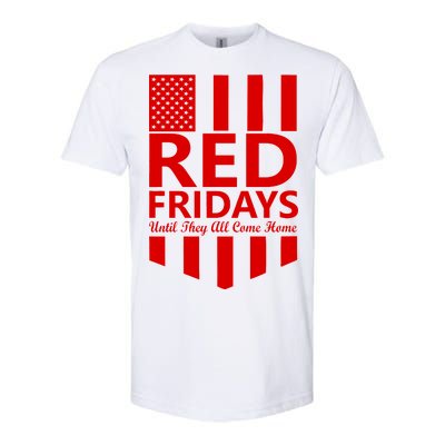 Red Fridays Military Flag Softstyle® CVC T-Shirt