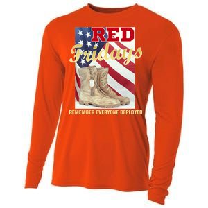 Red Fridays Remember Everyone Deployed Cooling Performance Long Sleeve Crew