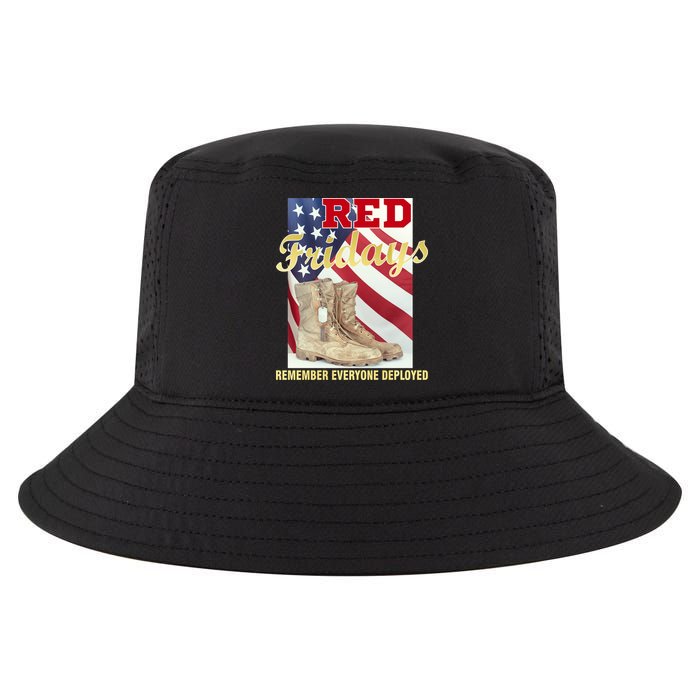 Red Fridays Remember Everyone Deployed Cool Comfort Performance Bucket Hat