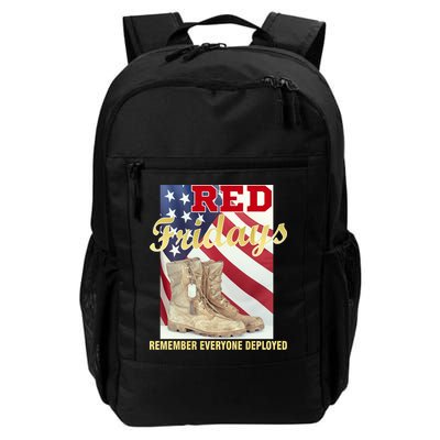 Red Fridays Remember Everyone Deployed Daily Commute Backpack