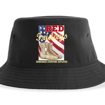 Red Fridays Remember Everyone Deployed Sustainable Bucket Hat