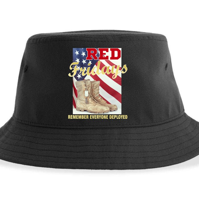 Red Fridays Remember Everyone Deployed Sustainable Bucket Hat