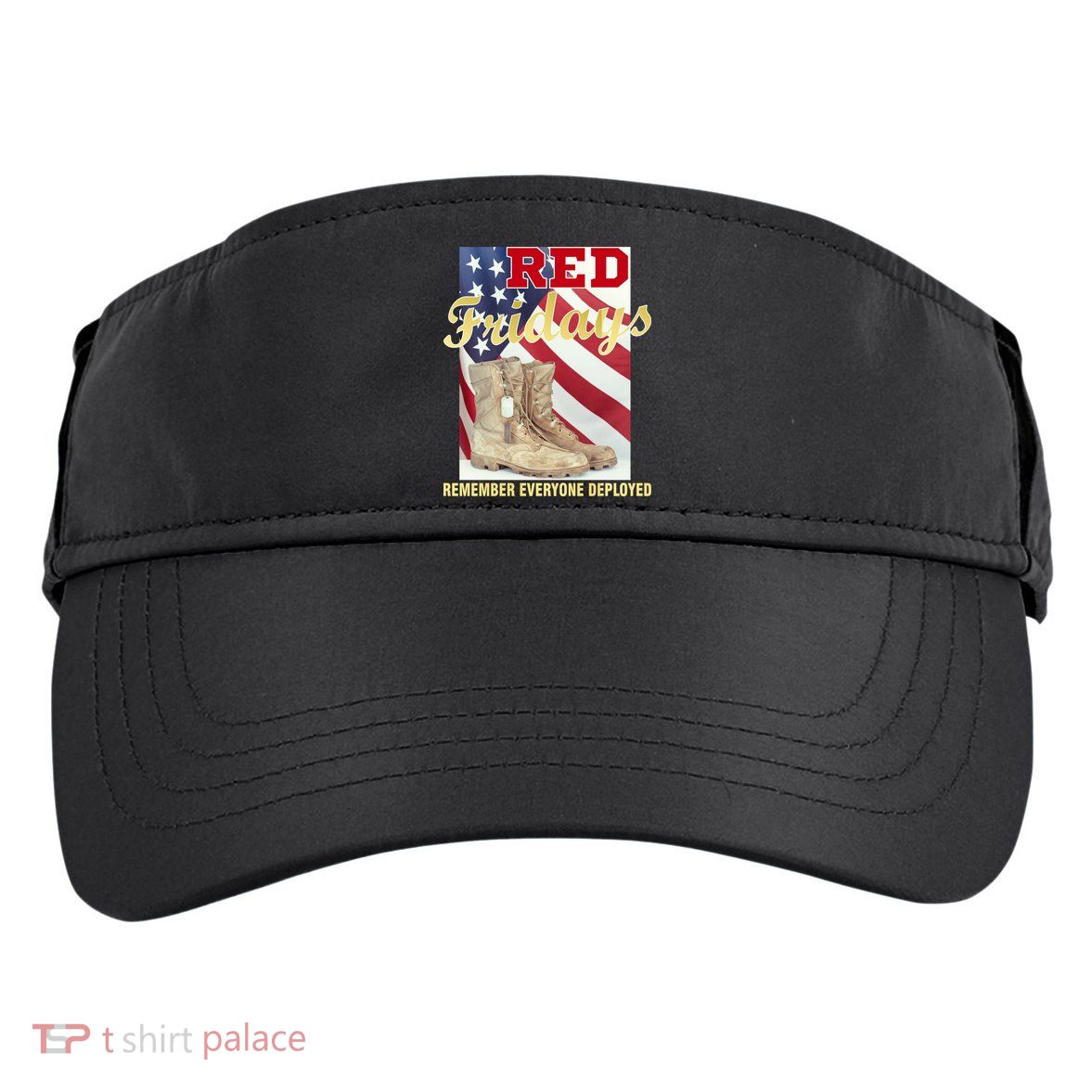 Red Fridays Remember Everyone Deployed Adult Drive Performance Visor