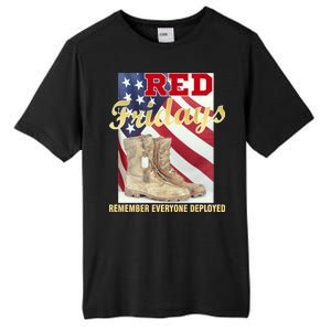 Red Fridays Remember Everyone Deployed Tall Fusion ChromaSoft Performance T-Shirt