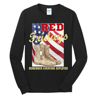 Red Fridays Remember Everyone Deployed Tall Long Sleeve T-Shirt