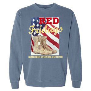 Red Fridays Remember Everyone Deployed Garment-Dyed Sweatshirt