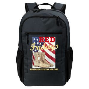 Red Fridays Remember Everyone Deployed Daily Commute Backpack