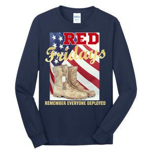 Red Fridays Remember Everyone Deployed Tall Long Sleeve T-Shirt