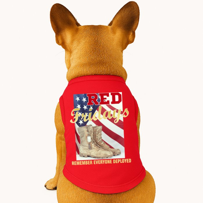 Red Fridays Remember Everyone Deployed Doggie Tank