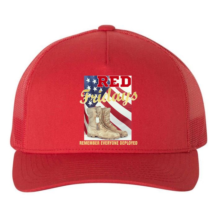 Red Fridays Remember Everyone Deployed Yupoong Adult 5-Panel Trucker Hat