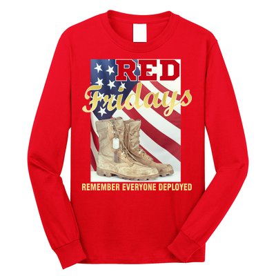 Red Fridays Remember Everyone Deployed Long Sleeve Shirt