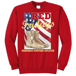 Red Fridays Remember Everyone Deployed Sweatshirt