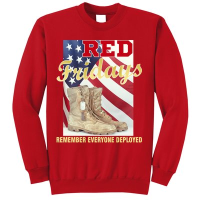 Red Fridays Remember Everyone Deployed Sweatshirt