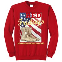 Red Fridays Remember Everyone Deployed Sweatshirt
