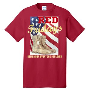 Red Fridays Remember Everyone Deployed Tall T-Shirt