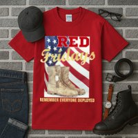 Red Fridays Remember Everyone Deployed Tall T-Shirt