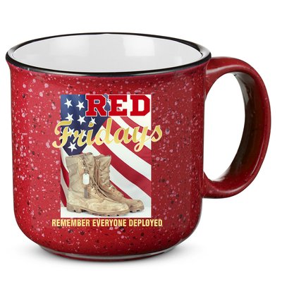 Red Fridays Remember Everyone Deployed 15oz Campfire Ceramic Mug