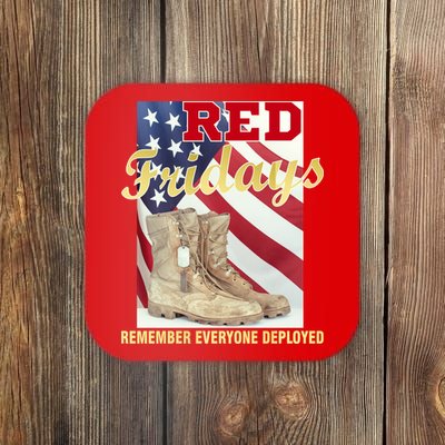 Red Fridays Remember Everyone Deployed Coaster