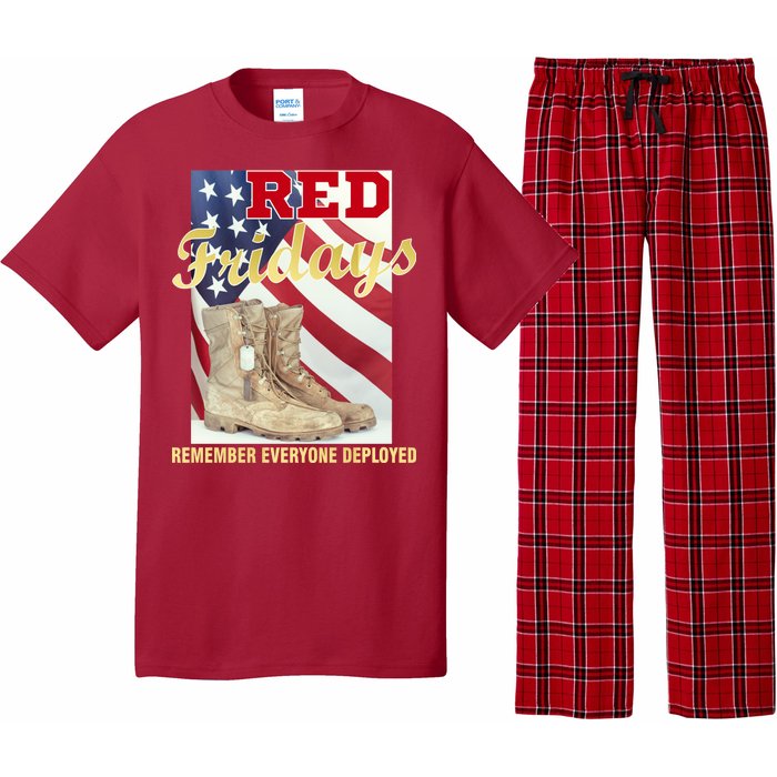 Red Fridays Remember Everyone Deployed Pajama Set