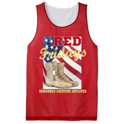 Red Fridays Remember Everyone Deployed Mesh Reversible Basketball Jersey Tank