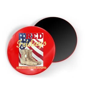 Red Fridays Remember Everyone Deployed Magnet